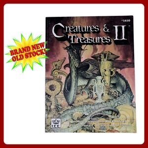 Iron Crown Enterprises Rolemaster Creatures & Treasures II Fantasy RPG #1410 NEW